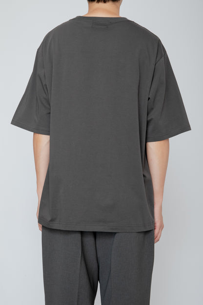 CREW-NECK T-SHIRT / CHARCOAL