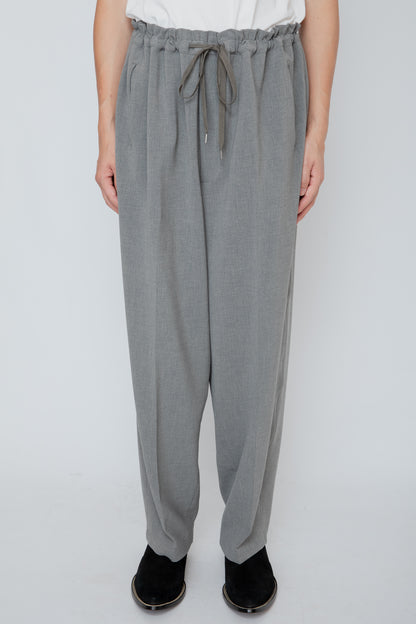 DOUBLE CLOTH DOUGI PANTS / PEARL GRAY