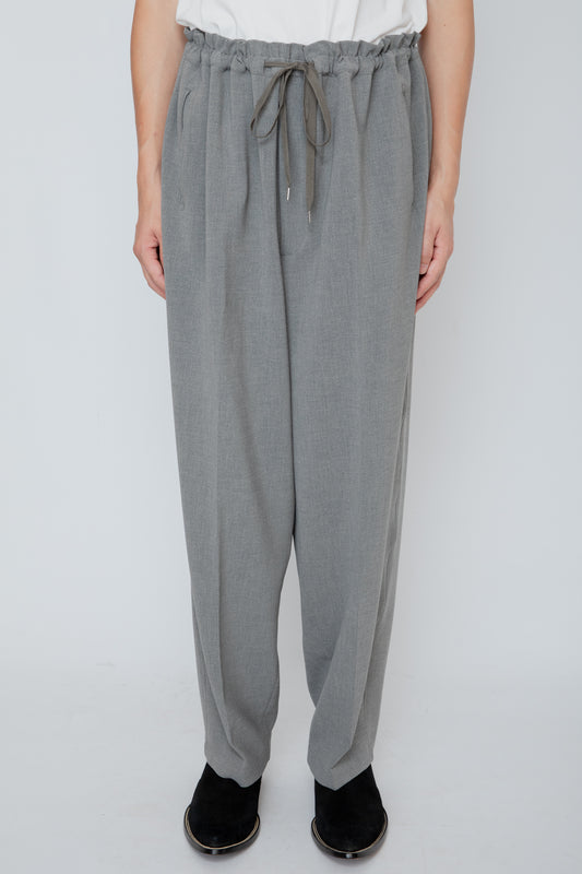 DOUBLE CLOTH DOUGI PANTS / PEARL GRAY