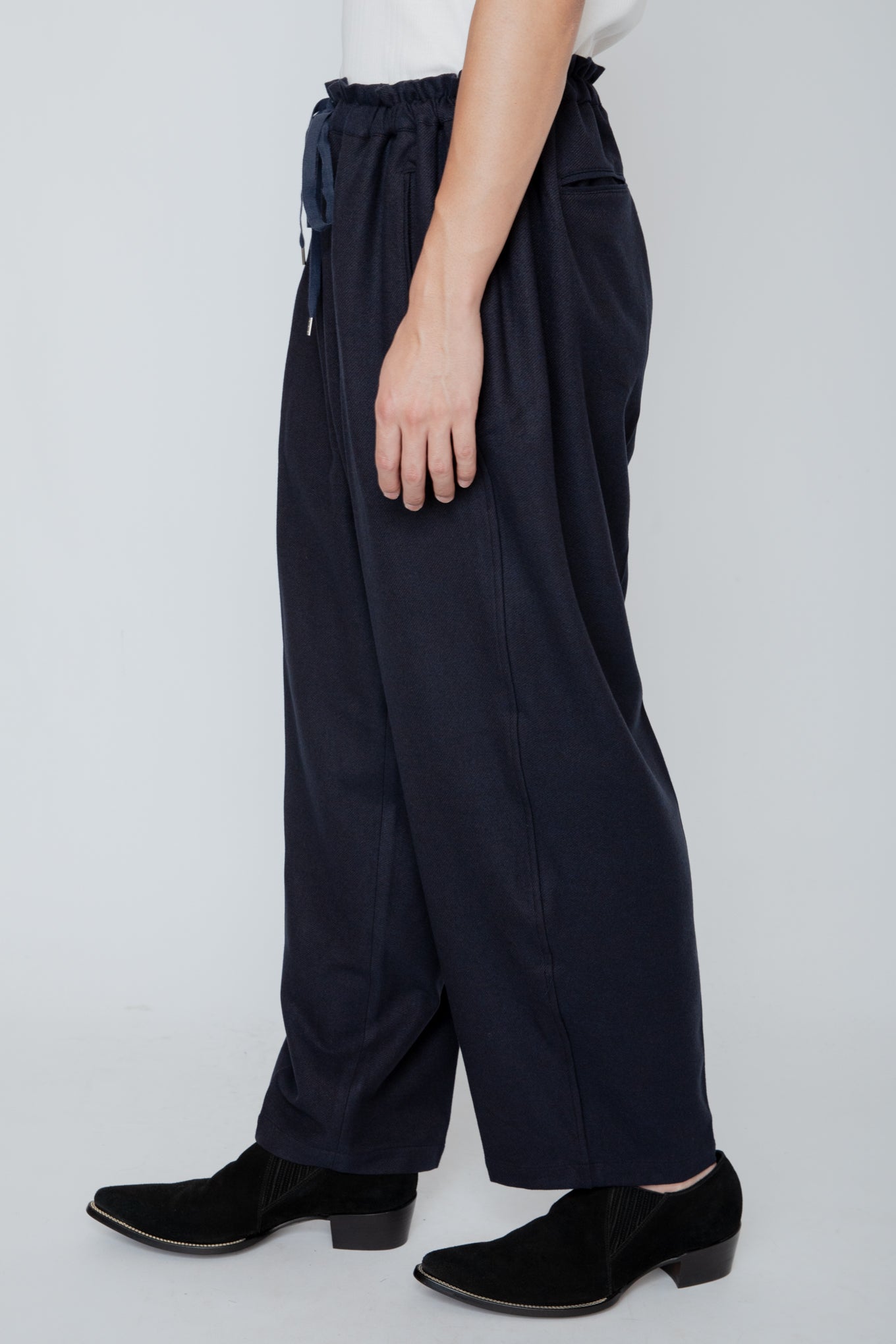 FRENCH TWILL DOUGI PANTS / NAVY