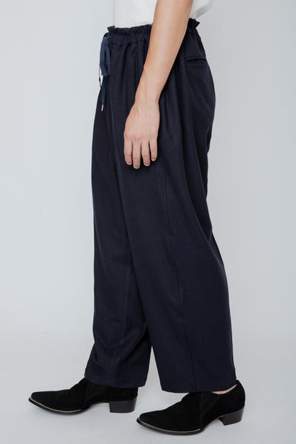 FRENCH TWILL DOUGI PANTS / NAVY