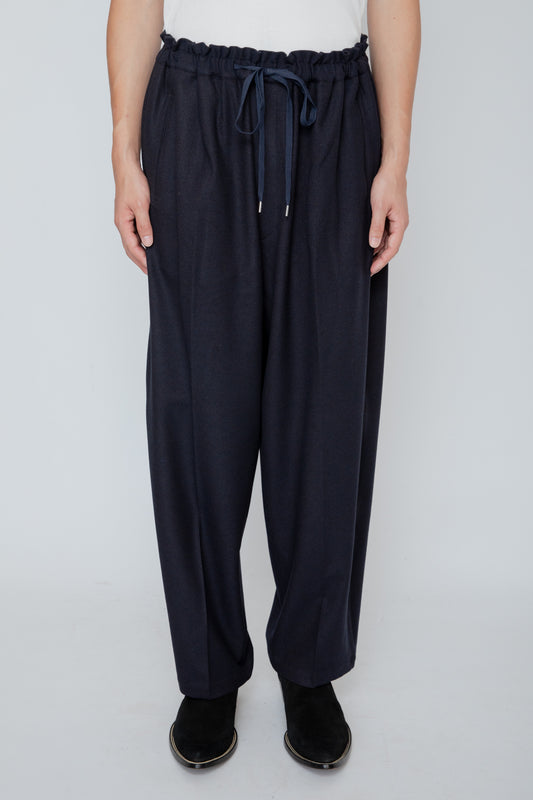 FRENCH TWILL DOUGI PANTS / NAVY