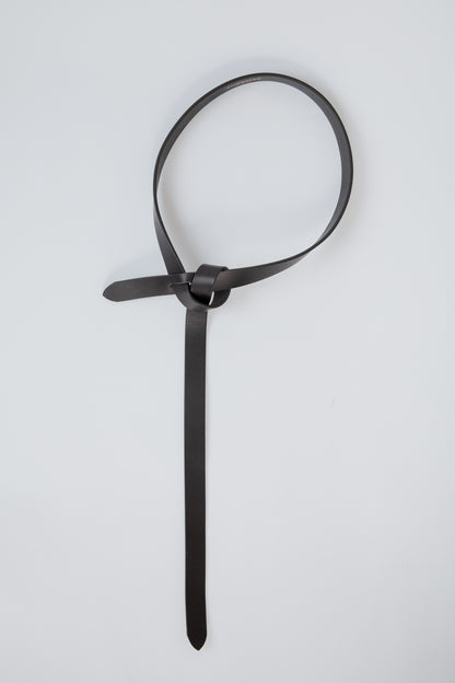 KNOTTED BELT / BLACK