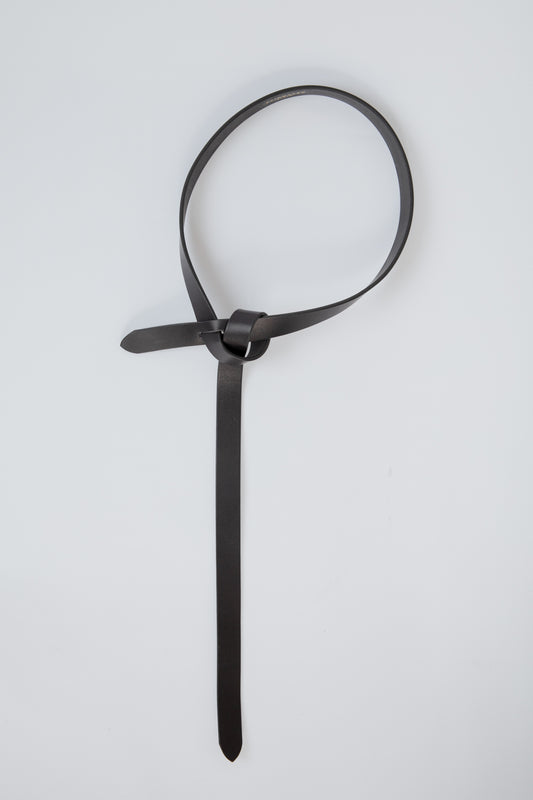 KNOTTED BELT / BLACK
