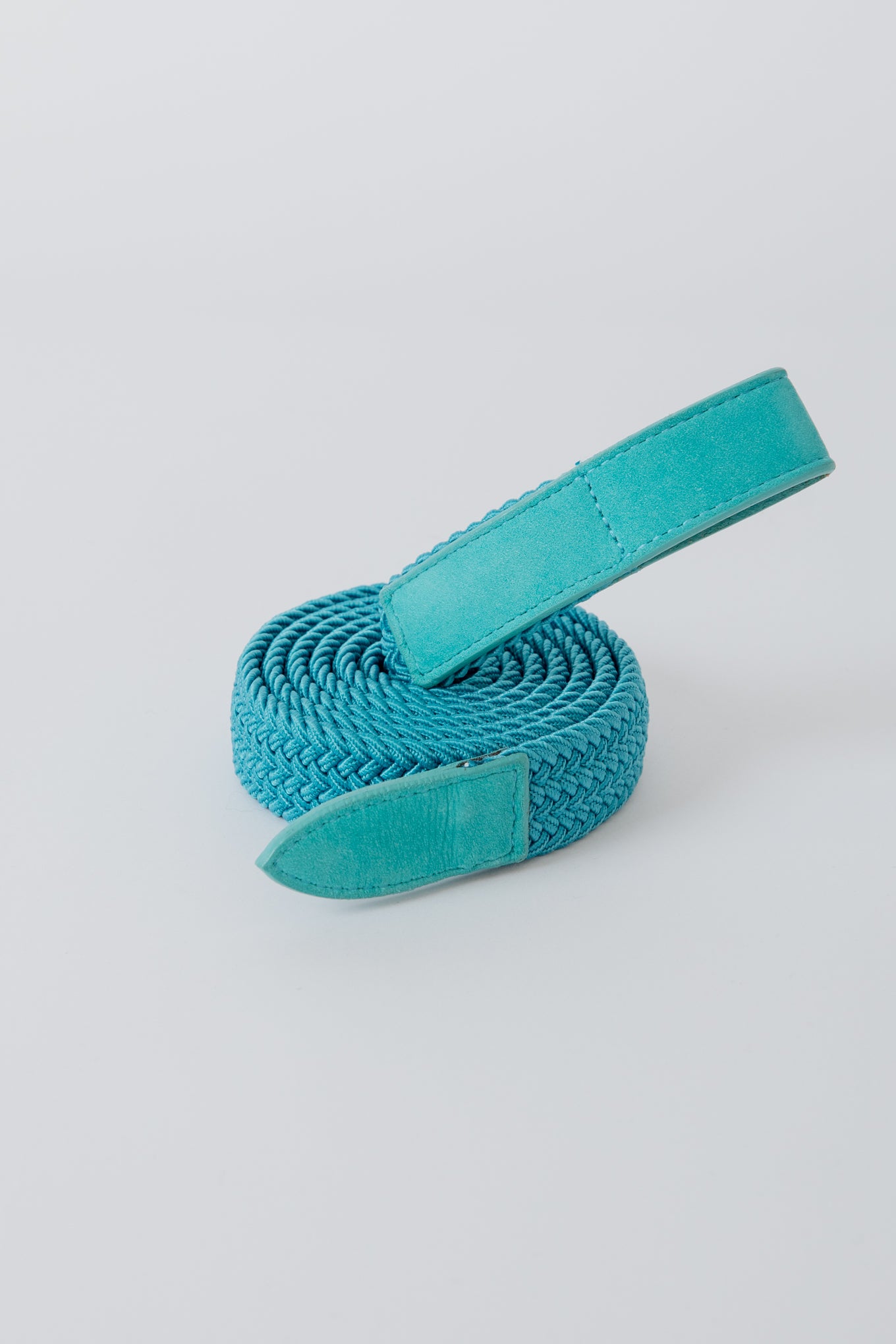 MESH KNOTTED BELT / BLUE