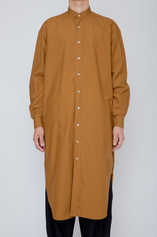 BAND COLLAR ONE-PIECE / CINNAMON