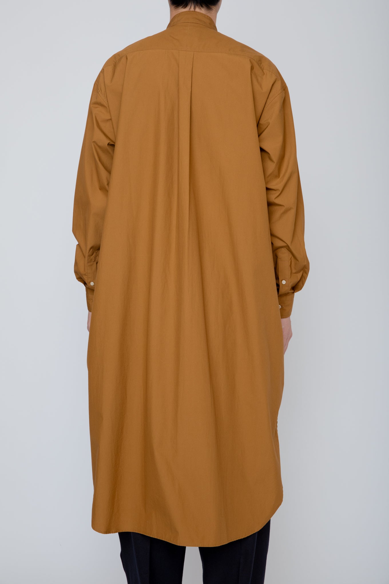 BAND COLLAR ONE-PIECE / CINNAMON