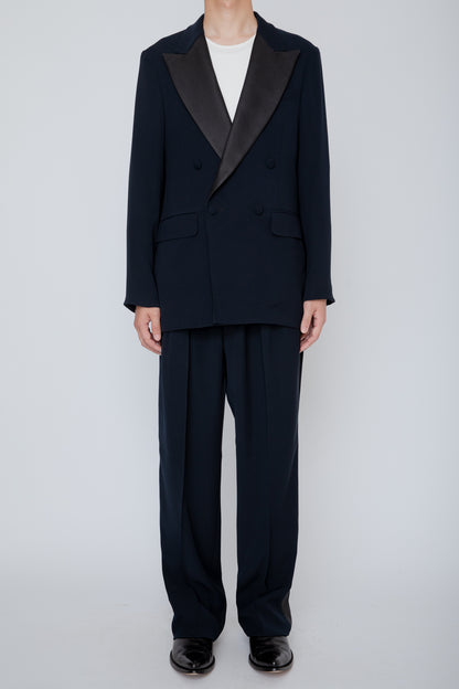 SIDE STRIPE TROUSERS / NAVY x BLACK
