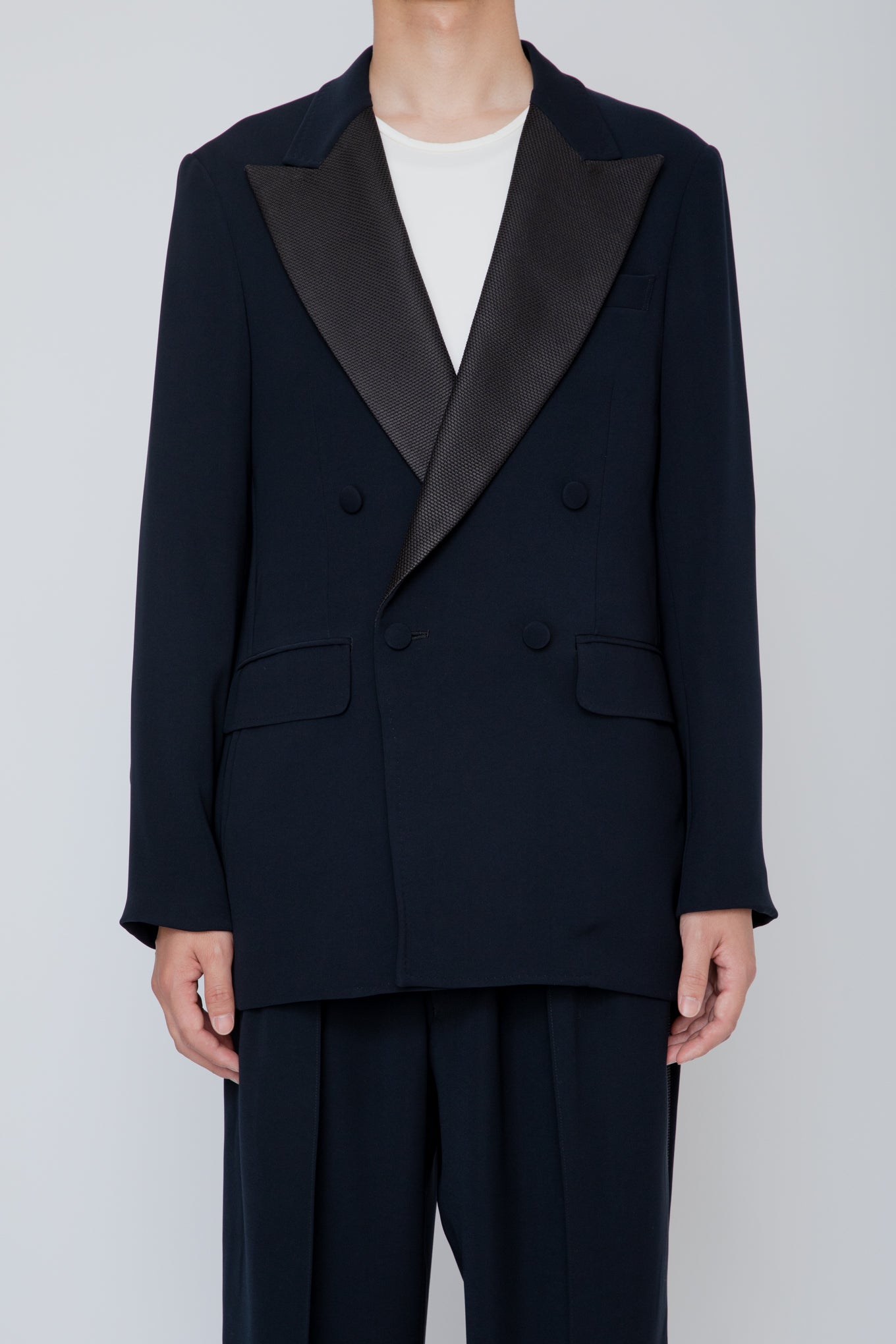 TUXEDO JACKET / NAVY x BLACK