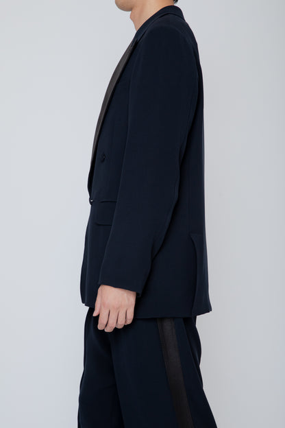 TUXEDO JACKET / NAVY x BLACK
