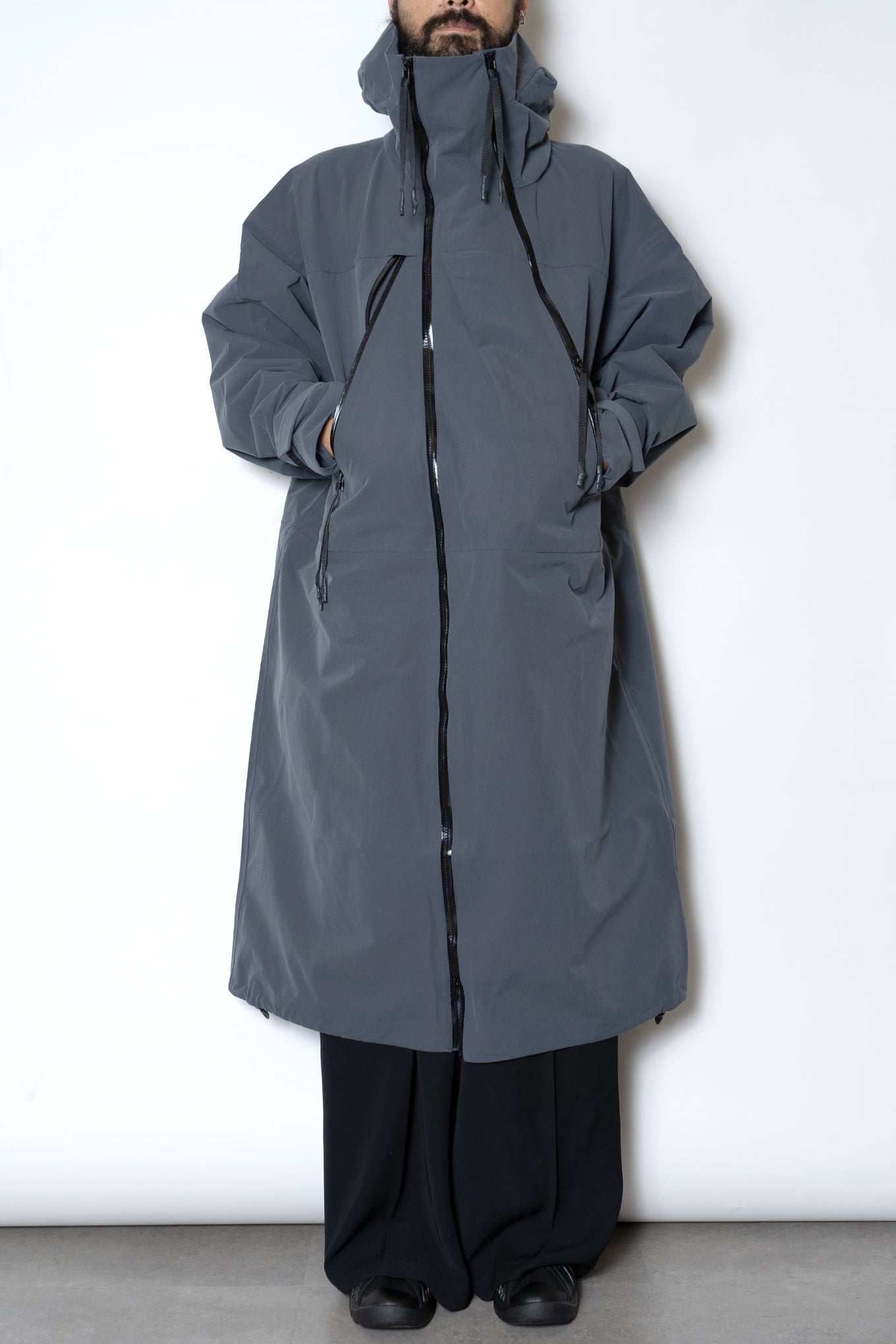 BREATHABLE WATERPROOF MOUNTAIN COAT / CHARCOAL – RAINMAKER KYOTO