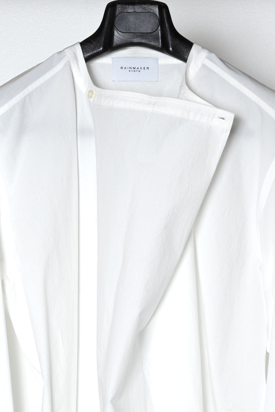 PLEATED SHIRT/WHITE – RAINMAKER KYOTO