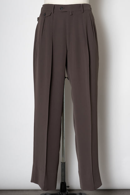 WIDE TROUSERS / SEPIA