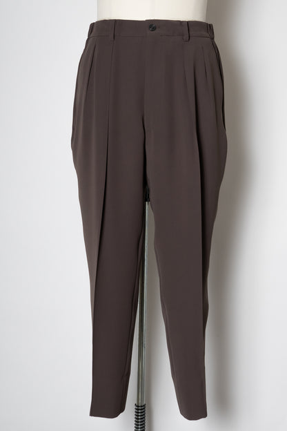 SHIRRING TROUSERS / SEPIA