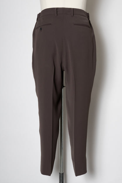 SHIRRING TROUSERS / SEPIA