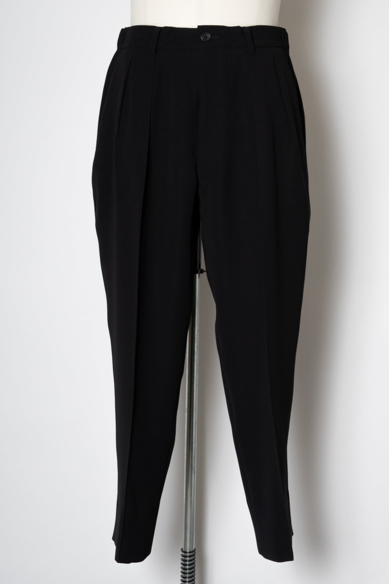 SHIRRING TROUSERS / BLACK