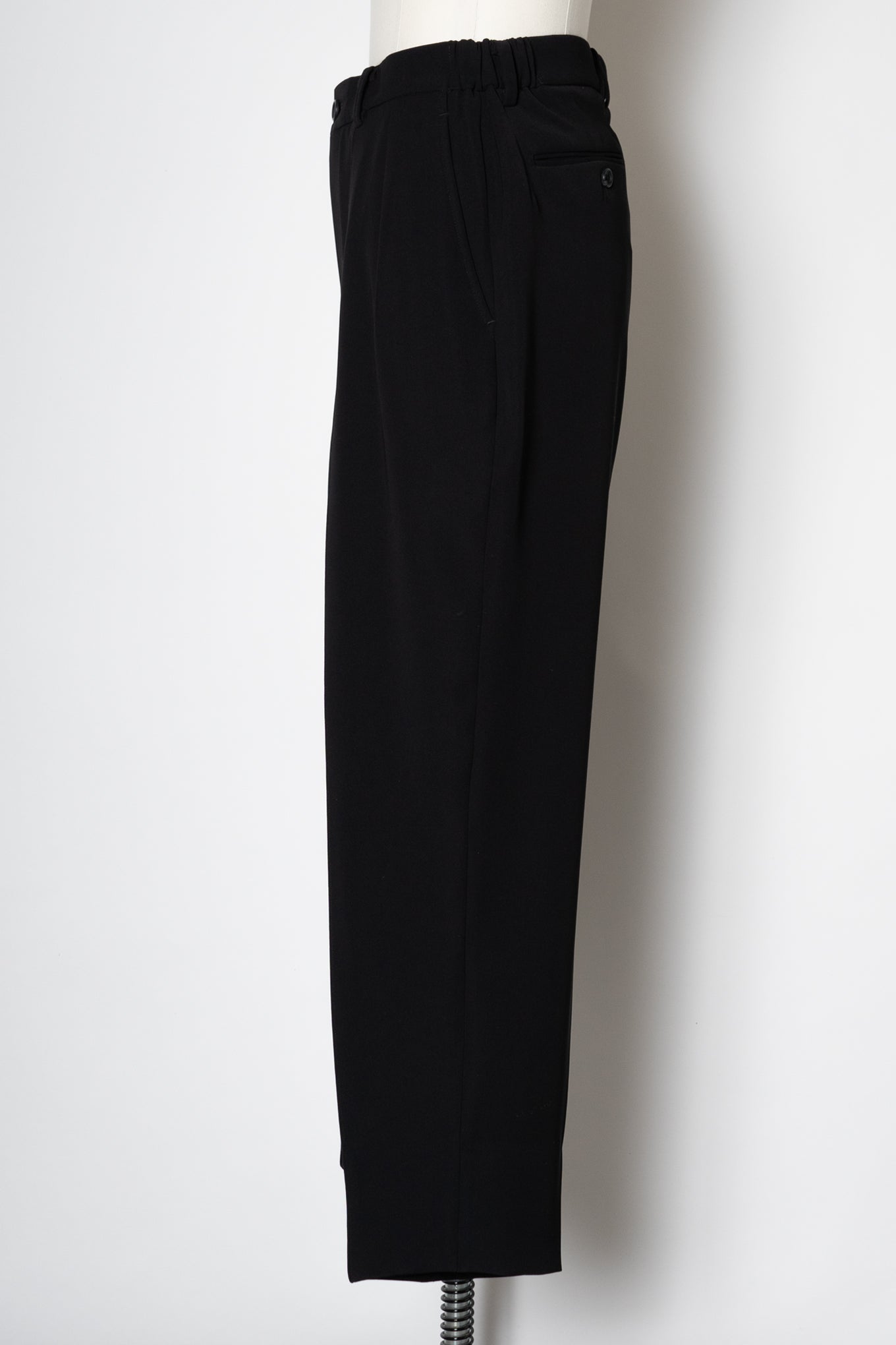 SHIRRING TROUSERS / BLACK