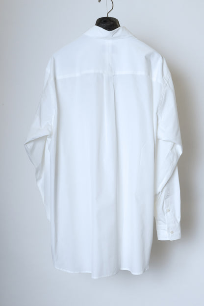 LONG POINT COLLAR DOUGI SHIRT / WHITE