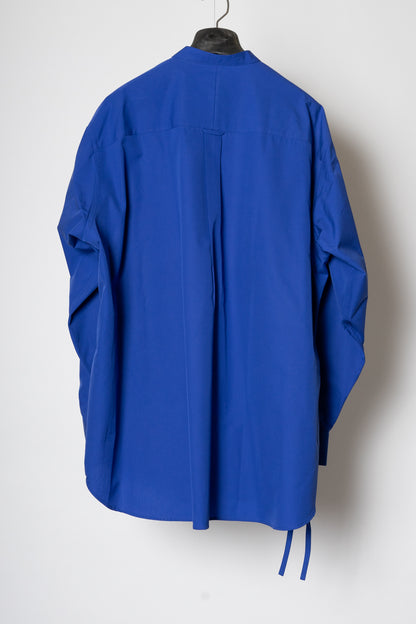 BAND COLLAR DOUGI SHIRT / BLUE