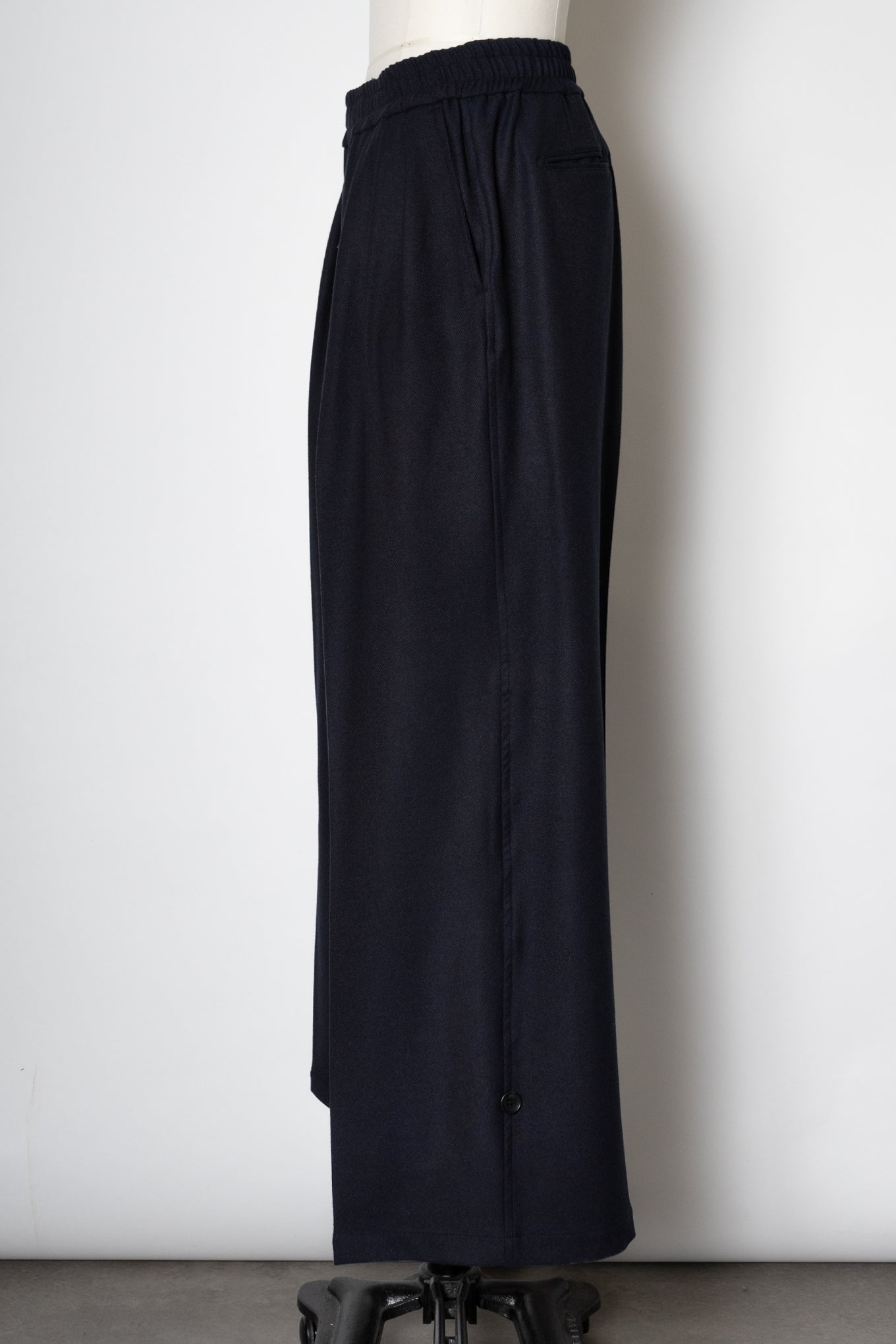 FRENCH TWILL HAKAMA TROUSERS / NAVY