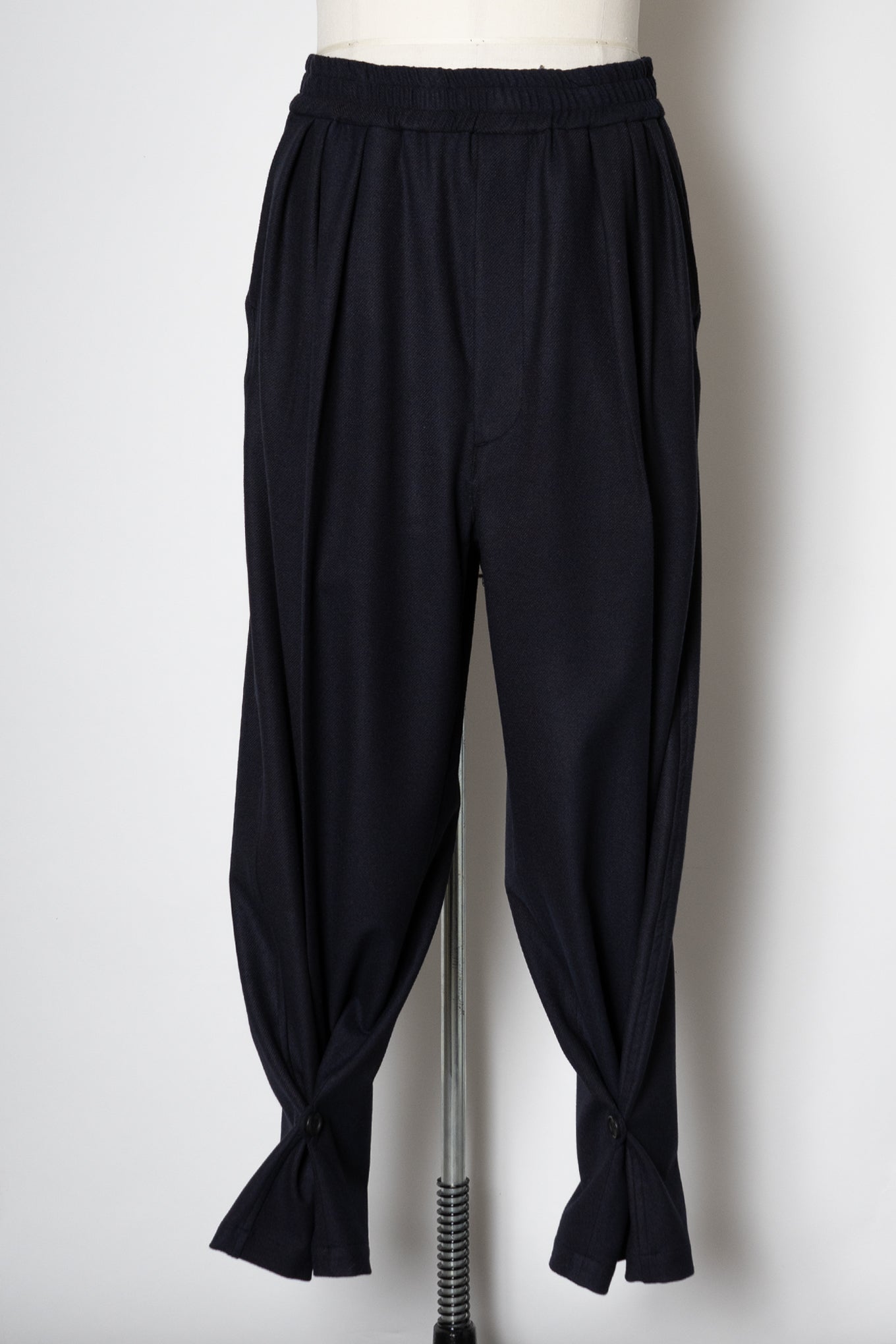 FRENCH TWILL HAKAMA TROUSERS / NAVY