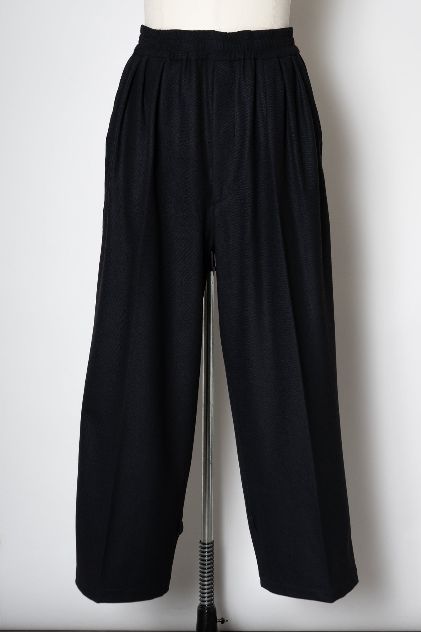 FRENCH TWILL HAKAMA TROUSERS / BLACK