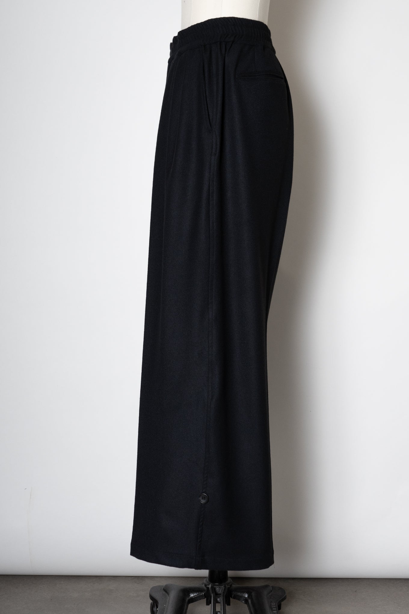 FRENCH TWILL HAKAMA TROUSERS / BLACK