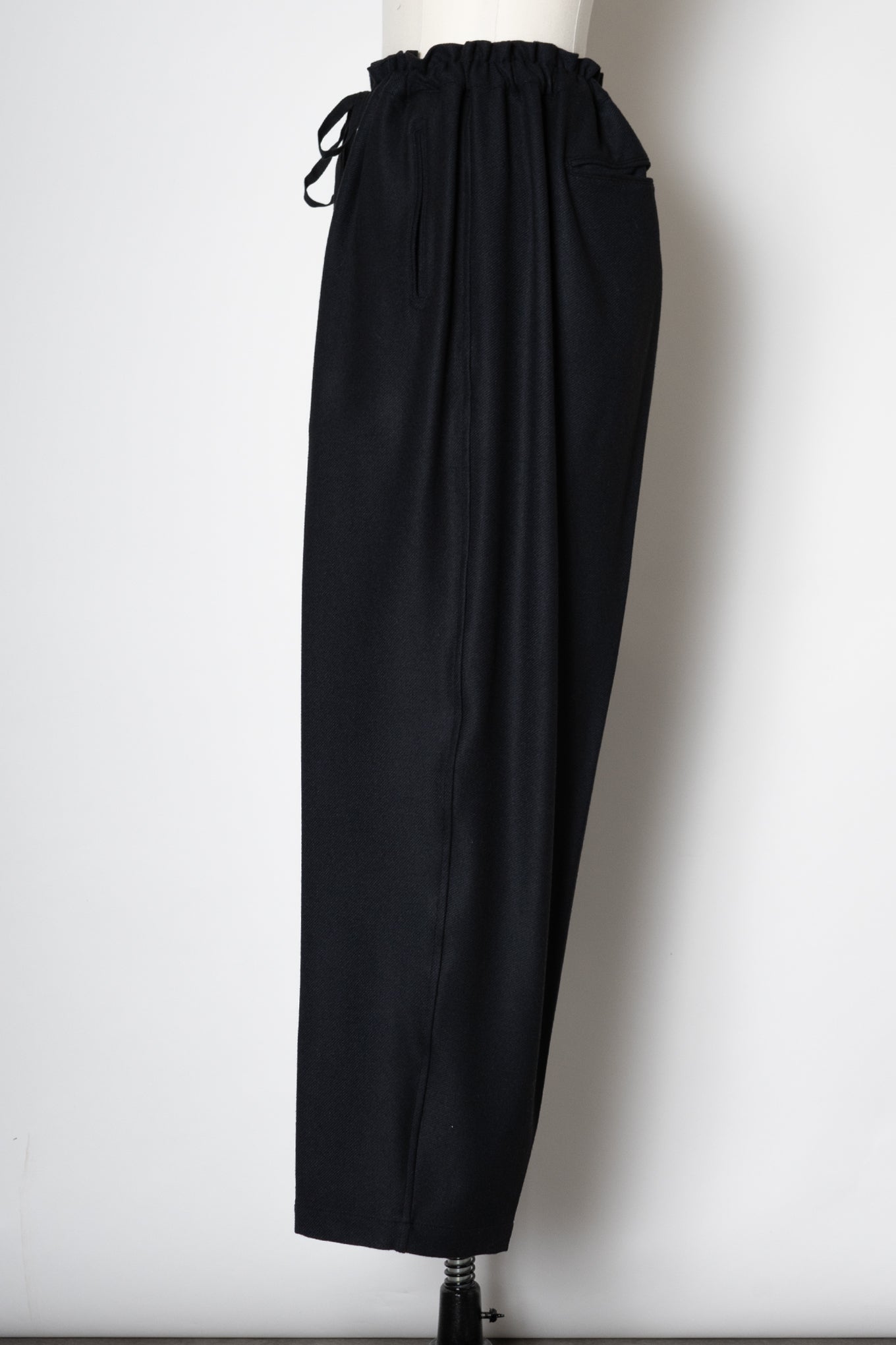 FRENCH TWILL DOUGI PANTS / BLACK