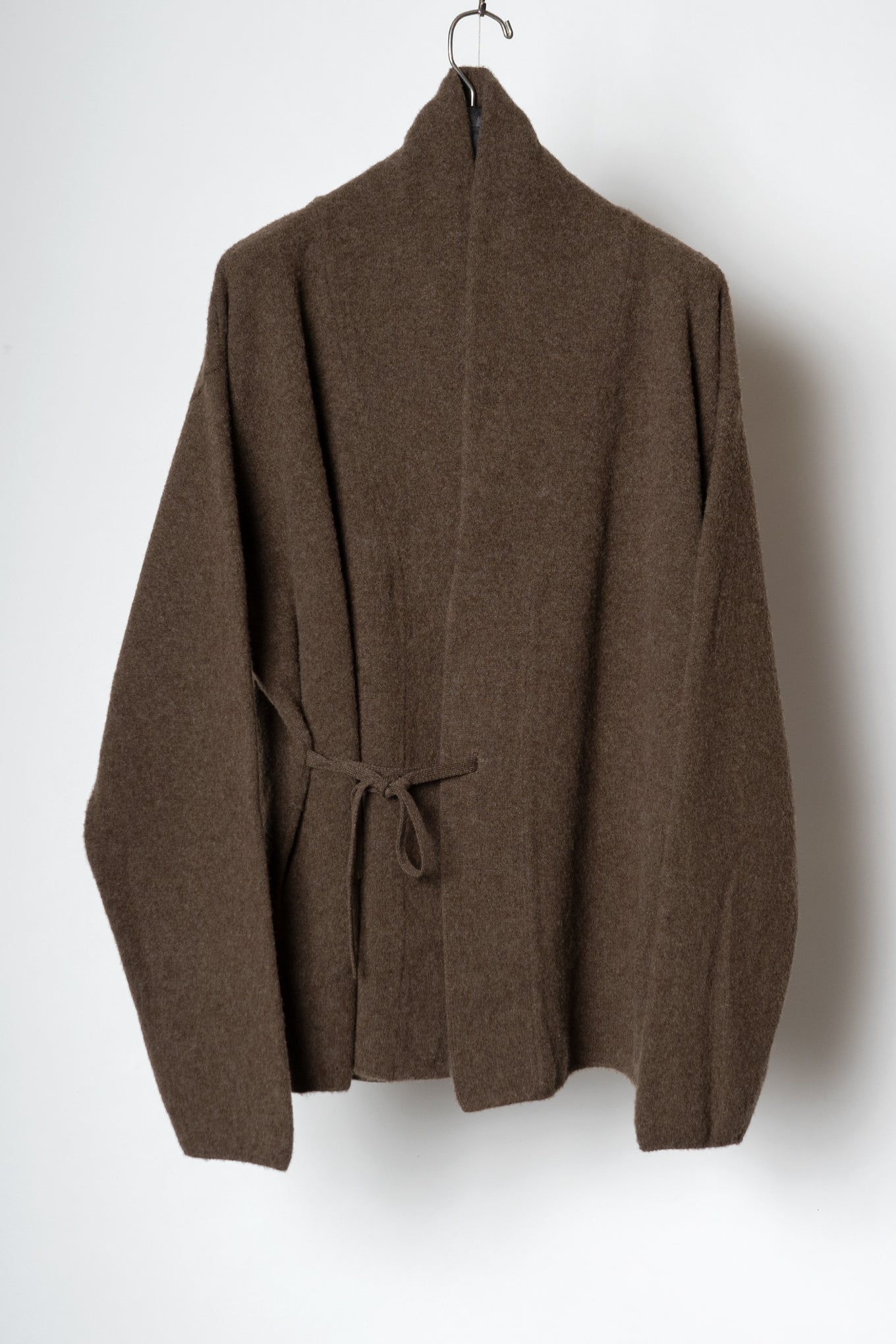 DOUGI KNIT JACKET / TOP BROWN