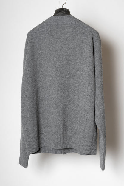 ONESIDE RAGLAN SLEEVE CARDIGAN / TOP GRAY