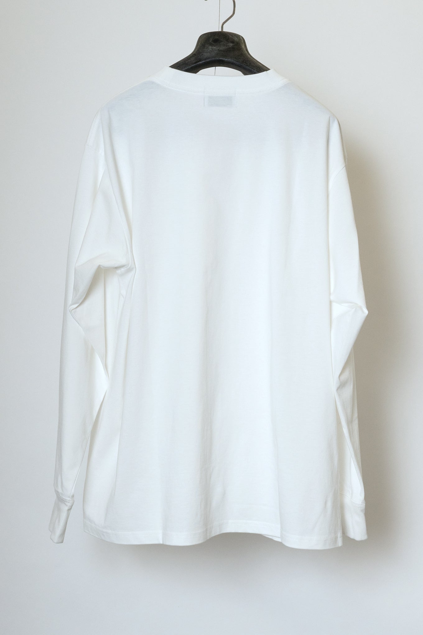 CREW-NECK LONG T-SHIRT / OFF WHITE