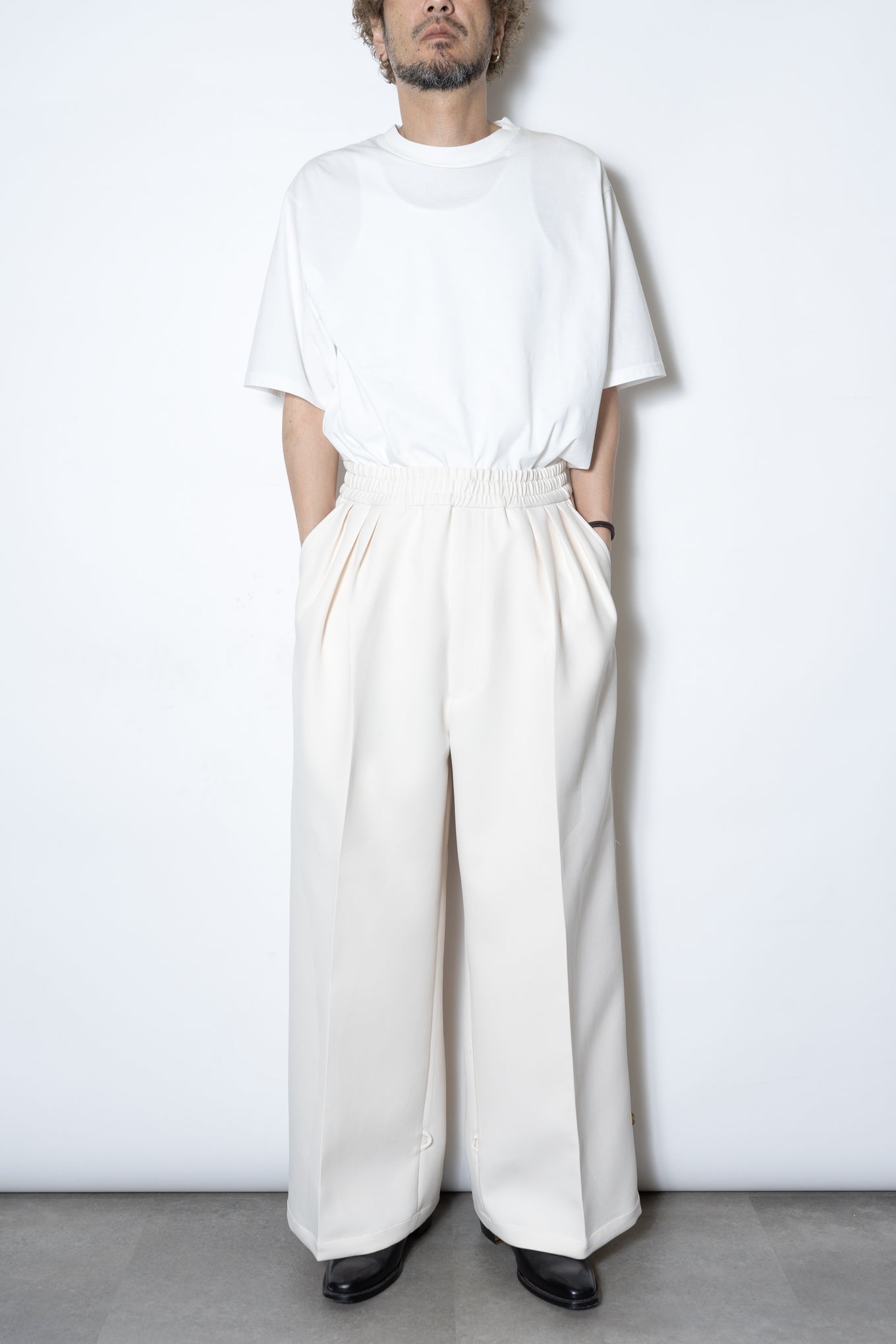 TRIPLE CLOTH EASY HAKAMA TROUSERS / IVORY