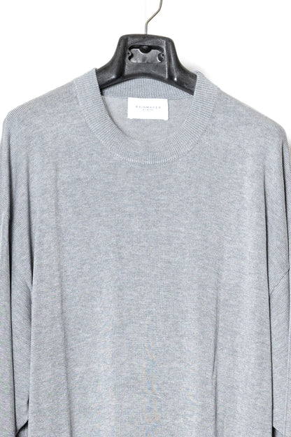 CREW-NECK SWEATER / TOP GRAY