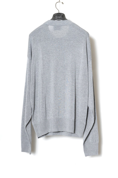 CREW-NECK SWEATER / TOP GRAY