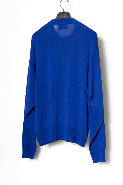 CREW-NECK SWEATER / BLUE