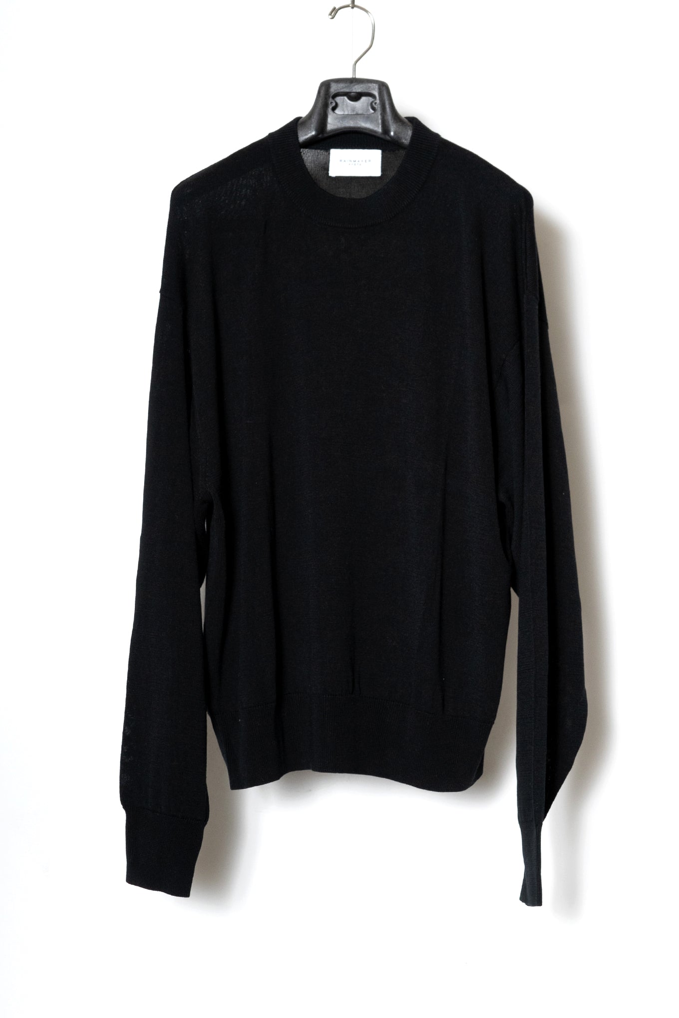 CREW-NECK SWEATER / BLACK