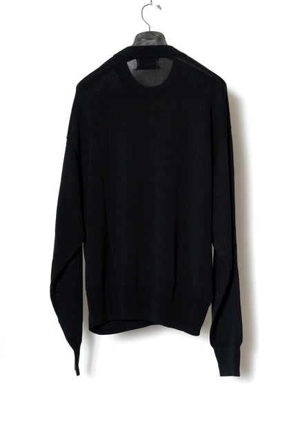 CREW-NECK SWEATER / BLACK