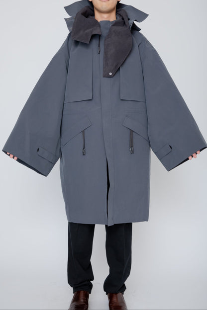 BREATHABLE WATERPROOF FIELD PARKA / CHARCOAL