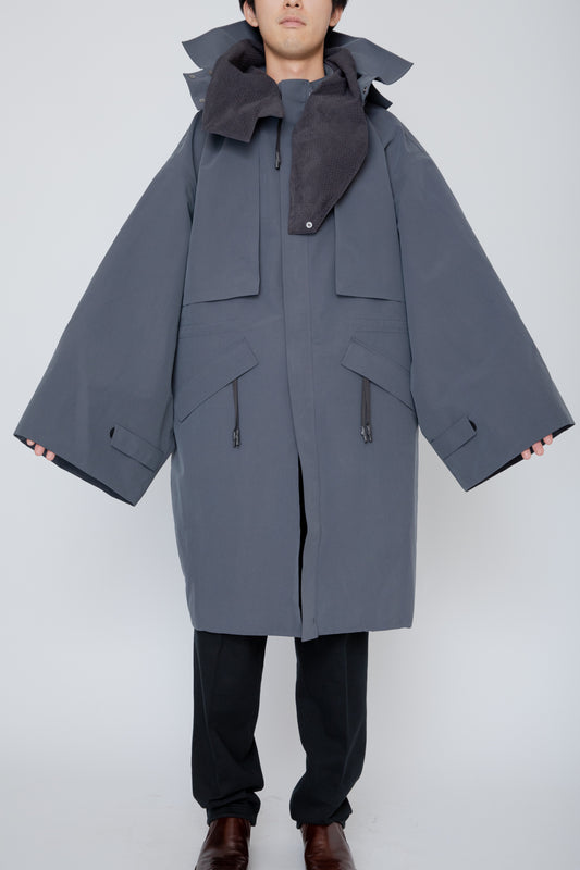 BREATHABLE WATERPROOF FIELD PARKA / CHARCOAL