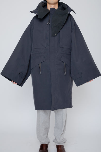 BREATHABLE WATERPROOF FIELD PARKA / BLACK