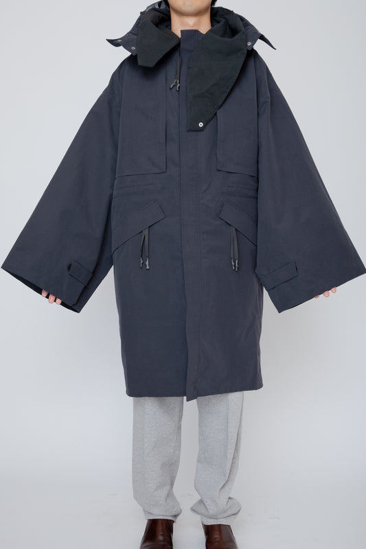 BREATHABLE WATERPROOF FIELD PARKA / BLACK