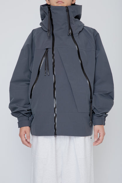 BREATHABLE WATERPROOF MOUTAIN PARKA / CHARCOAL