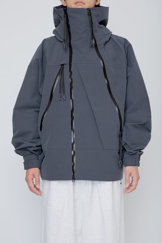 BREATHABLE WATERPROOF MOUTAIN PARKA / CHARCOAL