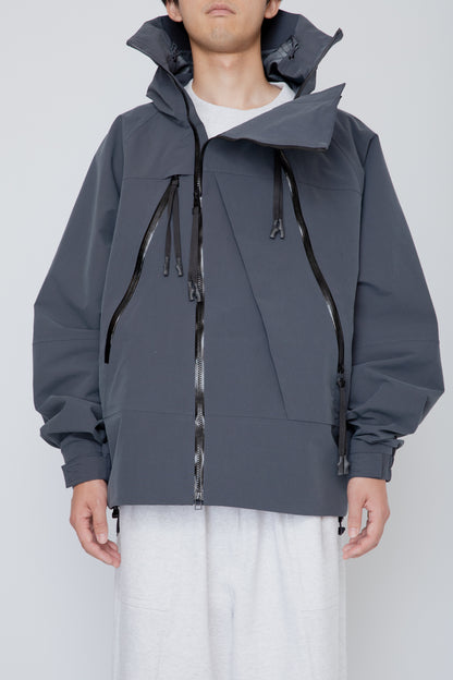BREATHABLE WATERPROOF MOUTAIN PARKA / CHARCOAL