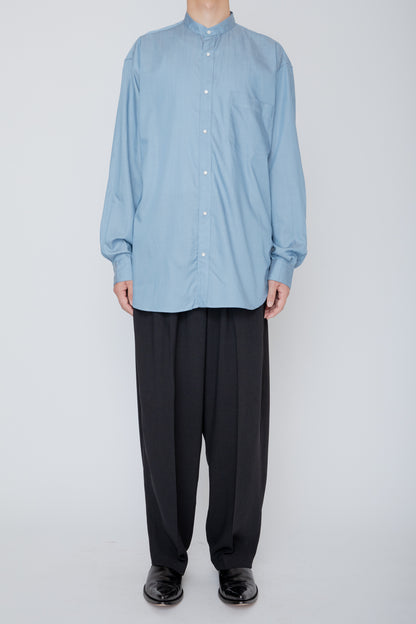 MELANGE TWILL DOUGI PANTS / BLACK