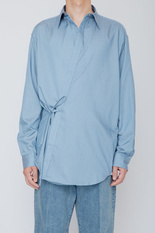 REGULAR COLLAR DOUGI SHIRT / LIGHT INDIGO