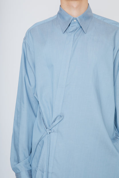 REGULAR COLLAR DOUGI SHIRT / LIGHT INDIGO