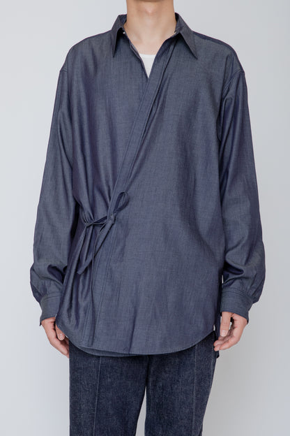 REGULAR COLLAR DOUGI SHIRT / INDIGO