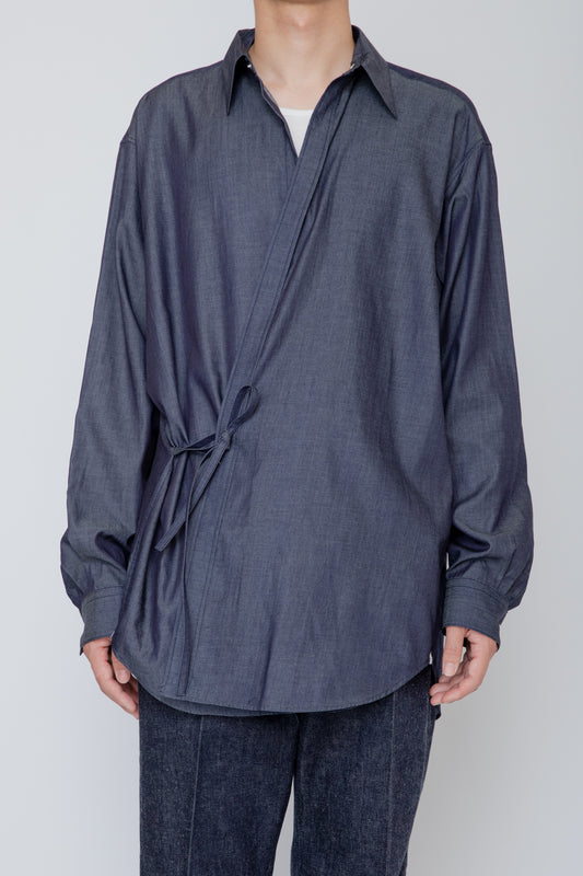 REGULAR COLLAR DOUGI SHIRT / INDIGO