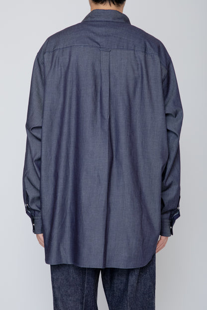 REGULAR COLLAR DOUGI SHIRT / INDIGO